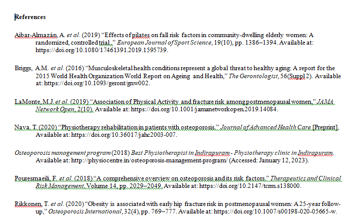 Solution of the essay answer depicting referencing